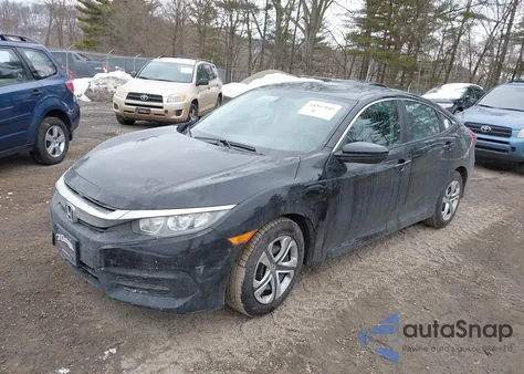 2018 Honda Civic Lx from USA, damaged, VIN 19XFC2F51JE008018